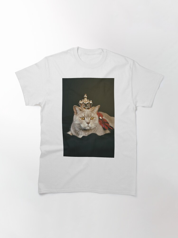Thumbnail 3 of 7, Classic T-Shirt, Queen cat by semapemodiba designed and sold by Semapemodiba.