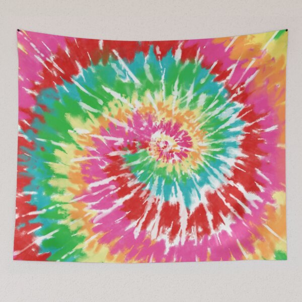 Item preview, TIE DYE MULICOLOR SPIRAL BRIGHT DESIGN designed and sold by KatesFunnyArt.
