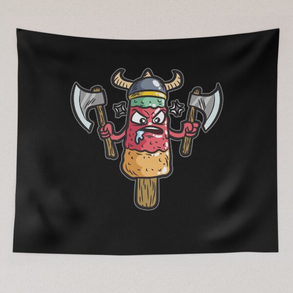 Item preview, Cactus Ice Cream Popsicle Warrior With Axe designed and sold by Moonpie90.