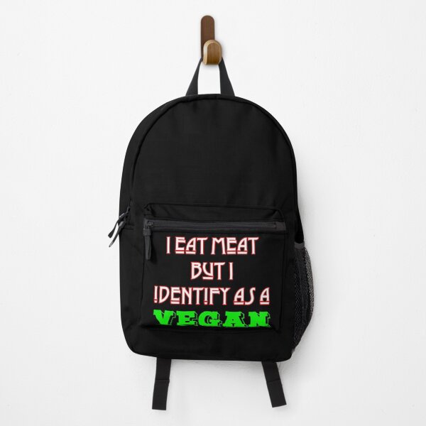 Item preview, I Eat Meat But I Identify As A Vegan designed and sold by superdumb70.