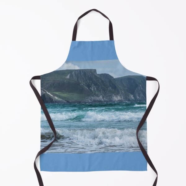 Item preview, The stormy Atlantic Ocean and mountains view from the Keel Beach on Achill Island, County Mayo on the west coast of the Republic of Ireland designed and sold by AlbertMi.