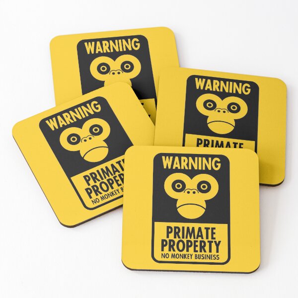 Item preview, Primate Property - No Monkey Business designed and sold by Andantino.