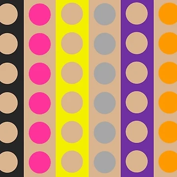 Artwork thumbnail, Colorful Dots Pattern by BImP design