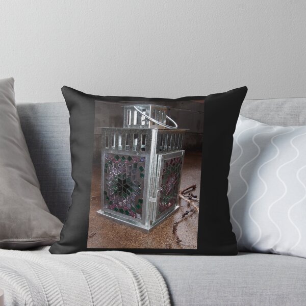 Artikelvorschau, Stained Glass Mosaic Lantern - Print entworfen und verkauft von WonderMeMosaics.