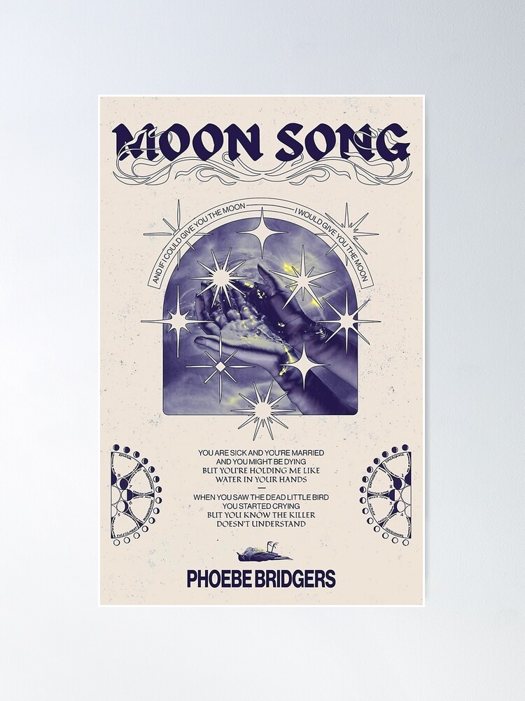 Alternate view of Moon and Star song - Phoebe Bridgers Poster