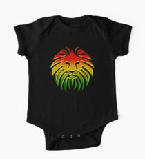 Like a Lion, Reggae, Rastafari, Africa, Jah, Jamaica, Kurzärmeliger Einteiler