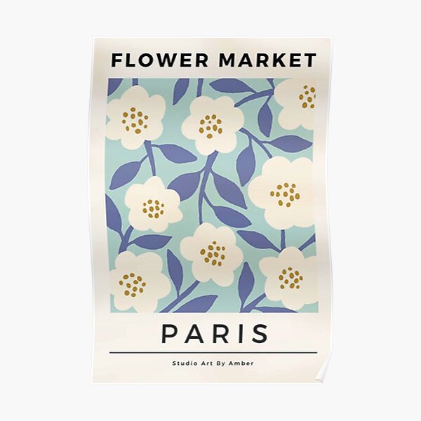 Paris Flower - Marché aux Fleurs Poster