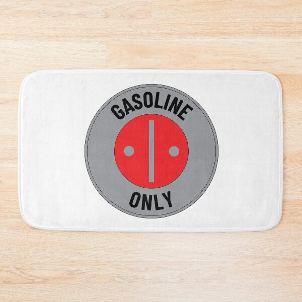 Item preview, Gasoline Only - Black Text on Gray designed and sold by LucidLounger.