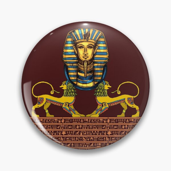 Aperçu de l'œuvre Pharaon, Lions, Egypte, Hiéroglyphes, Or, Roi, Dynastie créée et vendue par lastechance.