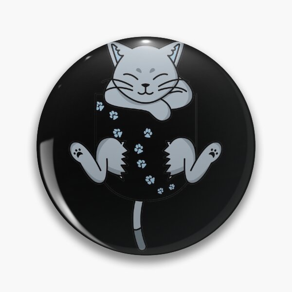 Item preview, A cat in your pocket, cute kitten designed and sold by 1DaisyChainLane.