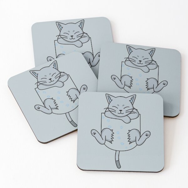 Item preview, A cat in your pocket, cute kitten designed and sold by 1DaisyChainLane.