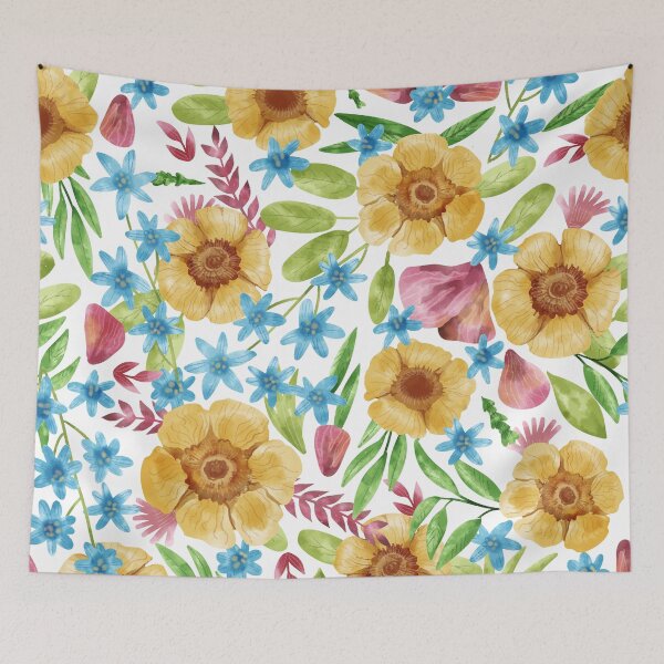 Artikelvorschau, Watercolor Flowers entworfen und verkauft von EVERTEESLOVER.