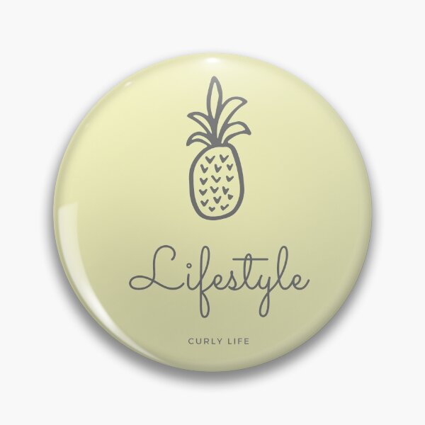 Item preview, ESTILO DE VIDA PINAPPLE, Curly Hair Life designed and sold by Eli5Ol.