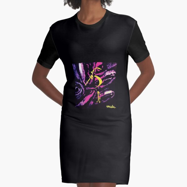 The Bow Graphic T-Shirt Dress