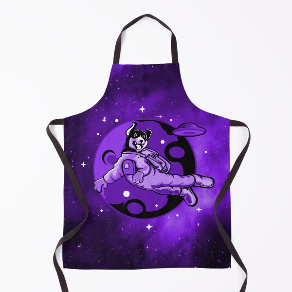 Item preview, spacedog galaxy purple cute puppy space designed and sold by toastygoat.