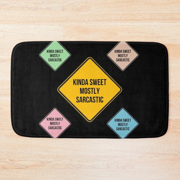 Item preview, Kinda Sweet Mostly Sarcastic Funny Road Sign Pack designed and sold by MinimalSketches.