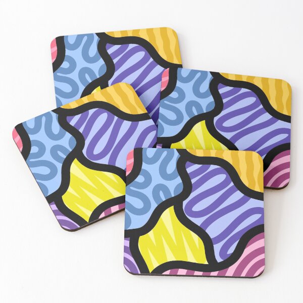 Item preview, colourful block pattern  designed and sold by terididcote.