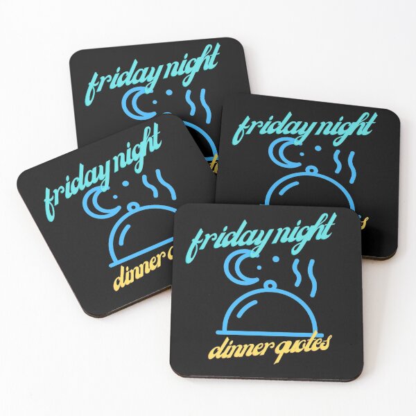 Friday Night Dinner Coasters for Sale Redbubble