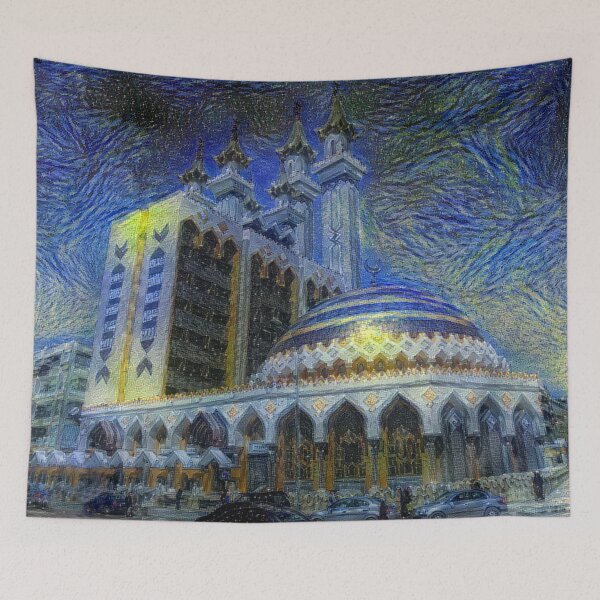 Item preview, Al-Rahman Mosque - Starrynight designed and sold by Homsalgia.