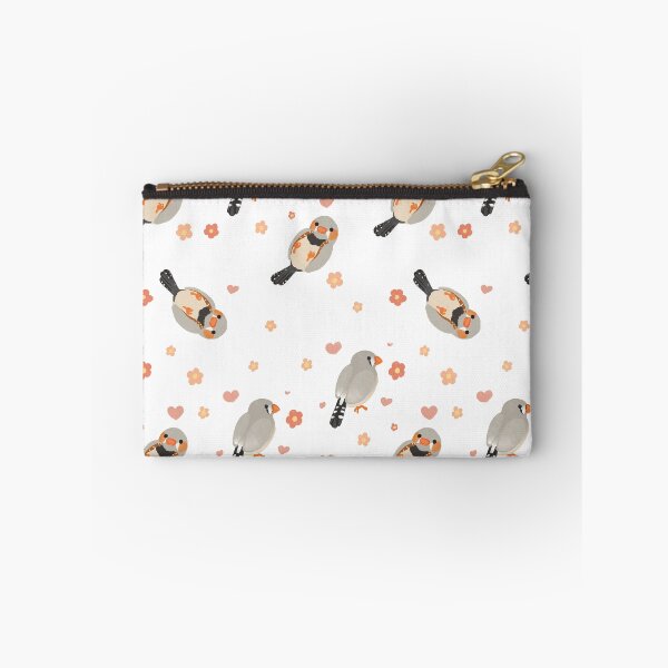 Item preview, Zebra finches and flowers designed and sold by Otenbadesign.