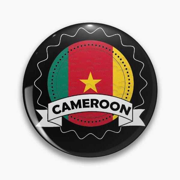 Artikelvorschau, Kamerun Emblem-Abzeichen-Flagge entworfen und verkauft von Gina-Driada.