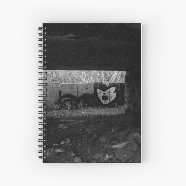 Mila_K monochrome Spiral Notebook
