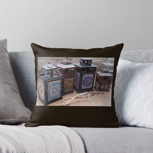 Artikelvorschau, Stained Glass Mosaic Lanterns - Print entworfen und verkauft von WonderMeMosaics.