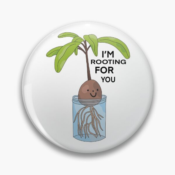 Item preview, I'm rooting for you avocado designed and sold by PeachCatDesigns.
