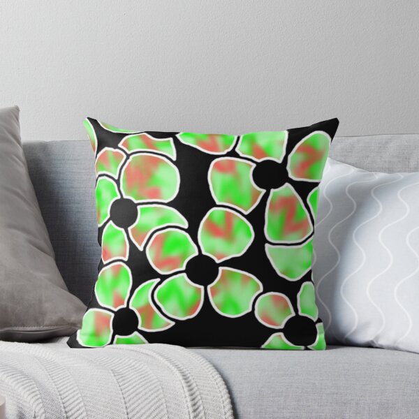 Item preview, Shadow Flowers - Green and Red designed and sold by sunandshadow.