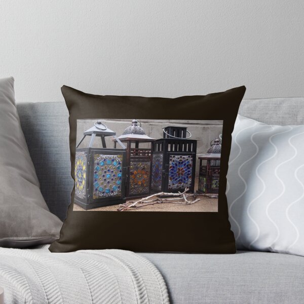 Artikelvorschau, Stained Glass Mosaic Lanterns - Print entworfen und verkauft von WonderMeMosaics.