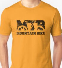 Mountain Bike Vintage MTB Distressed Design Unisex T-Shirt