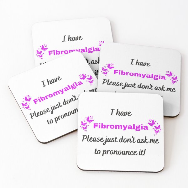Item preview, Fibromyalgia (Fibro) Awareness: I have Fibromyalgia Please just don't ask me to pronounce it (with purple butterfly) designed and sold by Chantelle  Spies.
