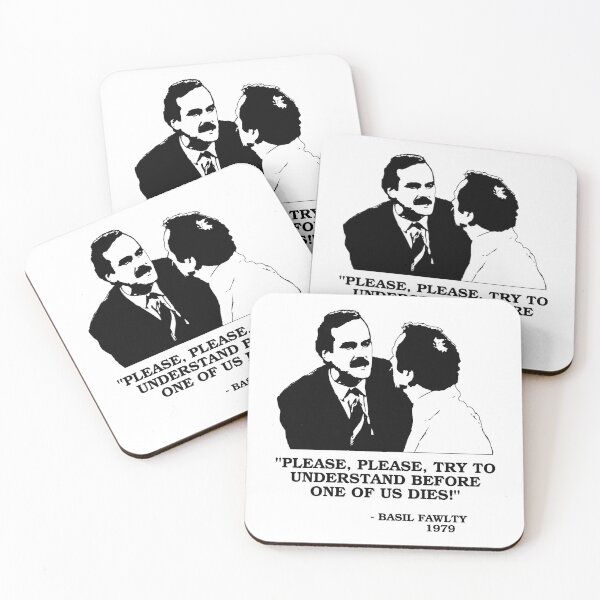Item preview, Fawlty Towers - Please, Please try to understand before one of us dies! designed and sold by Tom Newberry.