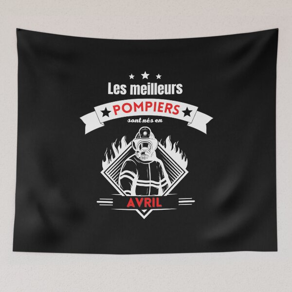 Item preview, The best firefighters are born in April Firefighter humor designed and sold by Ydurand.