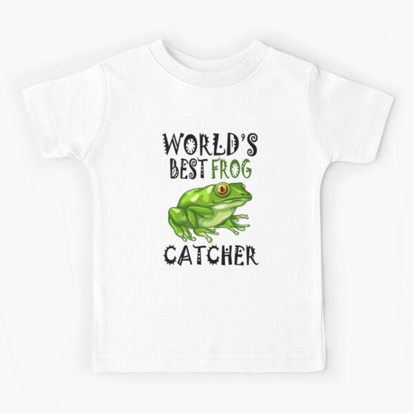 World's Best Frog Catcher Funny Gifts for Kids Who Love Catching Frogs  Kids T-Shirt for Sale by alenaz