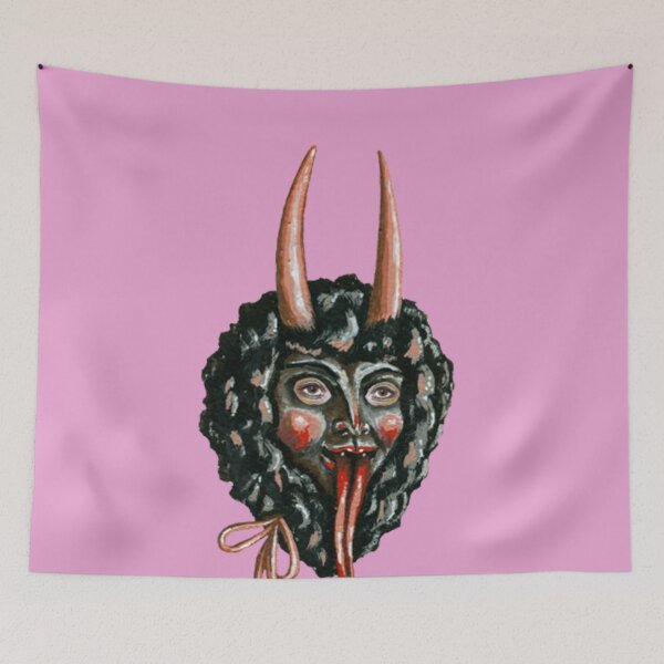 Artikelvorschau, Krampus Krampus Teufelsgesicht entworfen und verkauft von AtiesNuge.