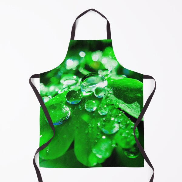 Item preview, Dew Drops on Bright Green Leaf designed and sold by KirstyNadineArt.