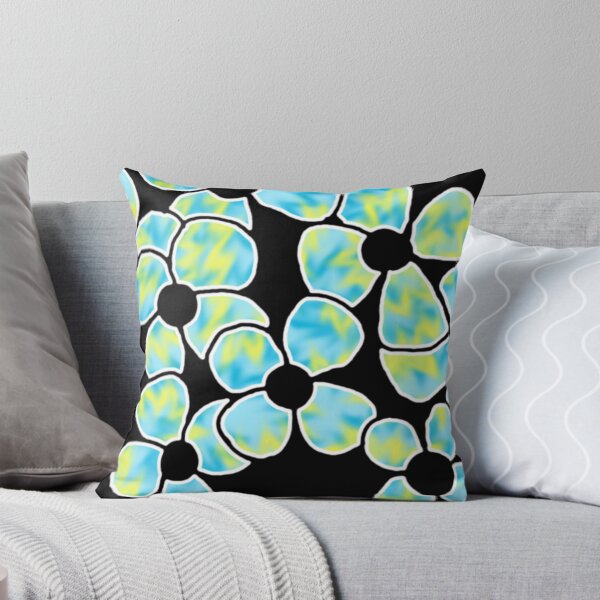 Item preview, Shadow Flowers - Blue and Yellow designed and sold by sunandshadow.