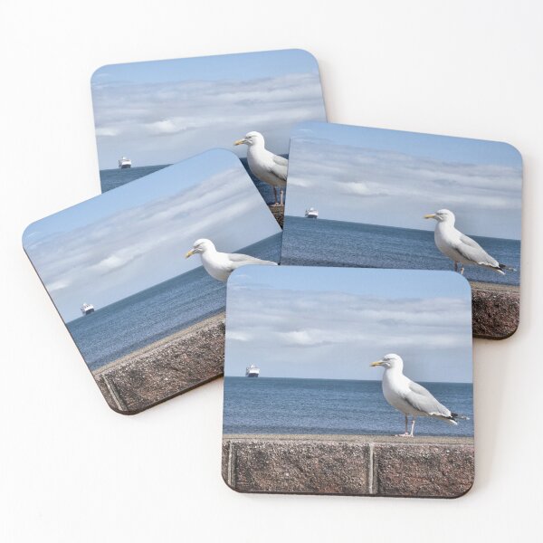 Item preview, Seagull and Cruise Ship in Torbay designed and sold by Bluelizzy.