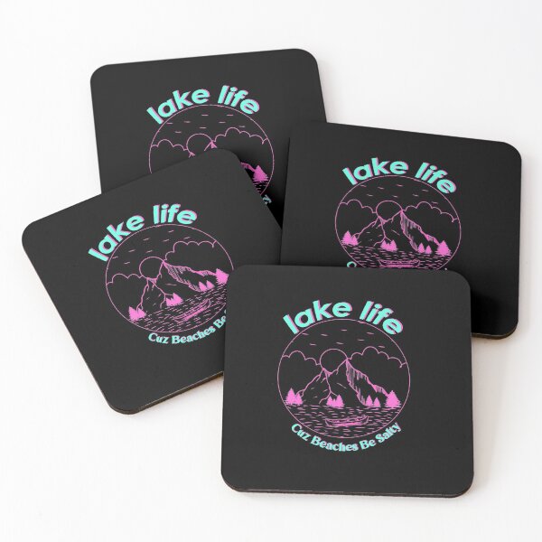 Item preview, Lake Life Cuz Beaches Be Salty Retro designed and sold by lady-fiona.
