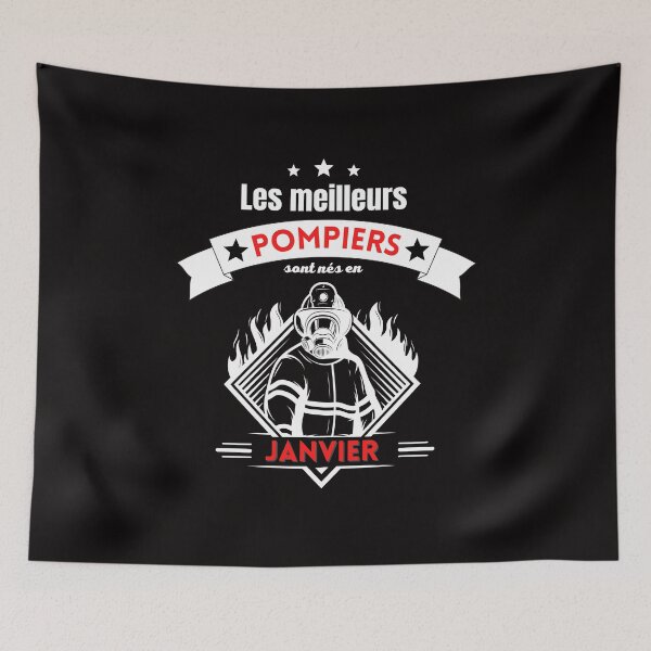 Item preview, The best firefighters are born in January Firefighter humor designed and sold by Ydurand.