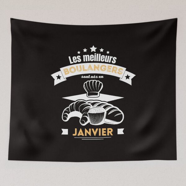 Item preview, The best bakers are born in January Bakery humor designed and sold by Ydurand.