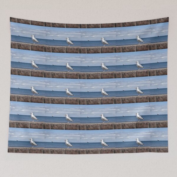 Item preview, Seagull and Cruise Ship in Torbay designed and sold by Bluelizzy.