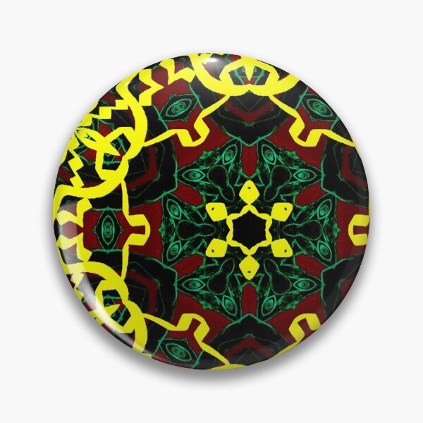 Item preview, Archaic-like Pattern With Yellow Lines Moving Throughout designed and sold by Geoff Treagus.