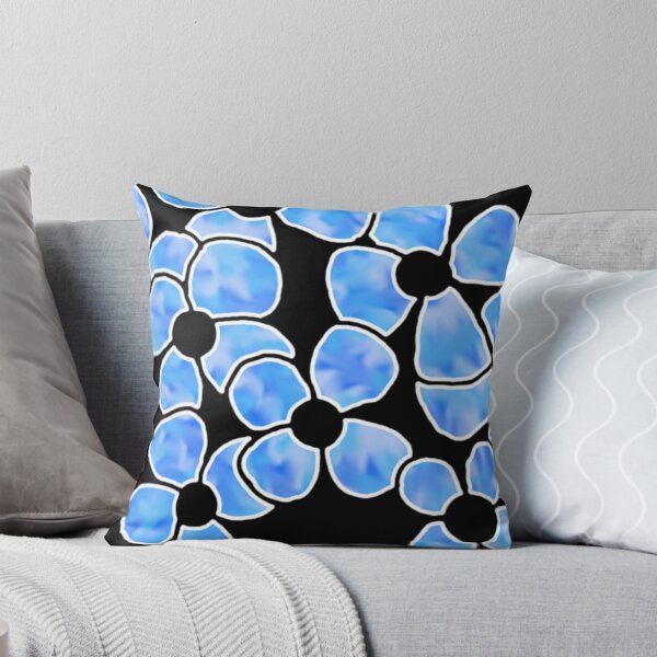 Item preview, Shadow Flowers - Blue designed and sold by sunandshadow.
