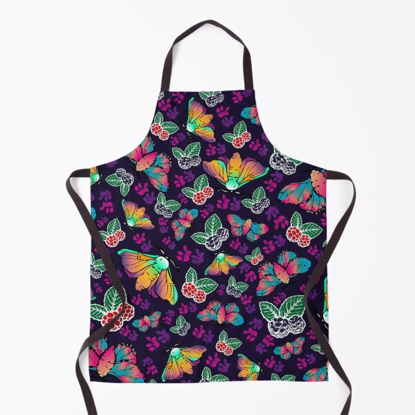 Item preview, mulberry and silkworm surface pattern dark blue designed and sold by SankiWorld.