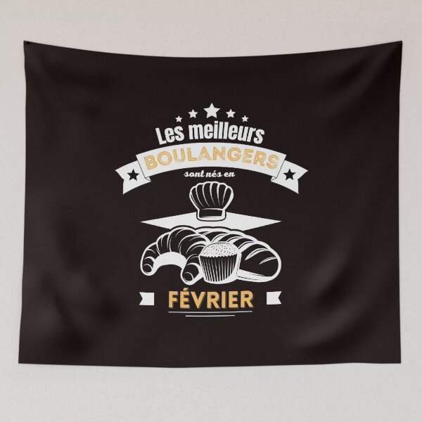 Item preview, The best bakers are born in February Bakery humor designed and sold by Ydurand.