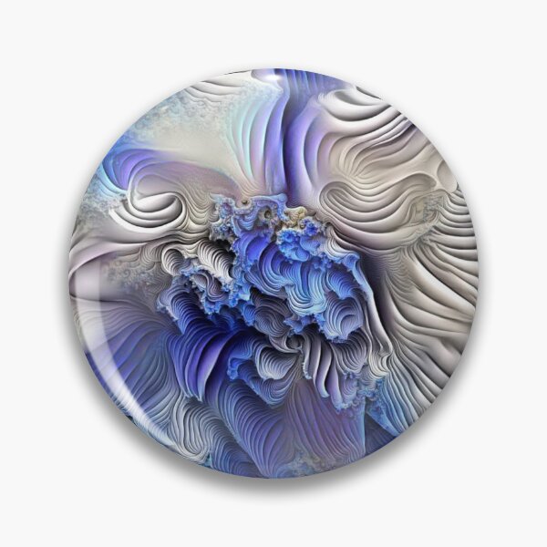 Item preview, blue ruffled rose designed and sold by Draculart.