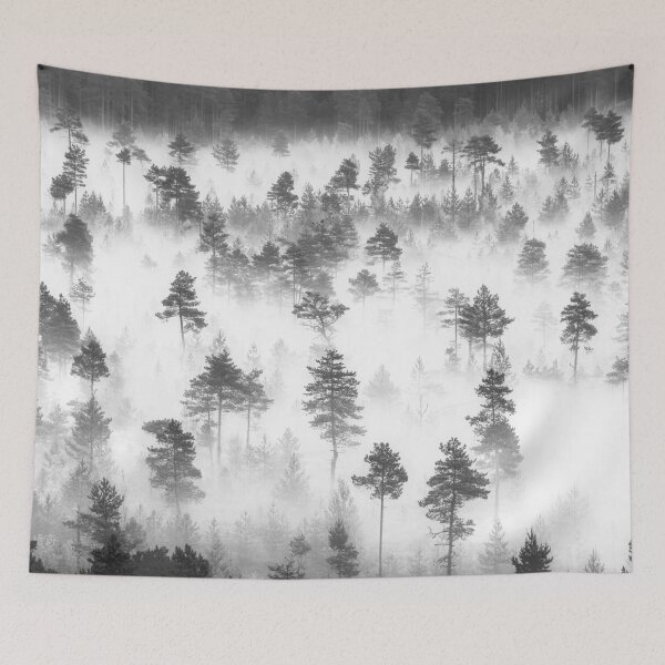 Item preview, mountains in the fog designed and sold by ilyasovkamil.