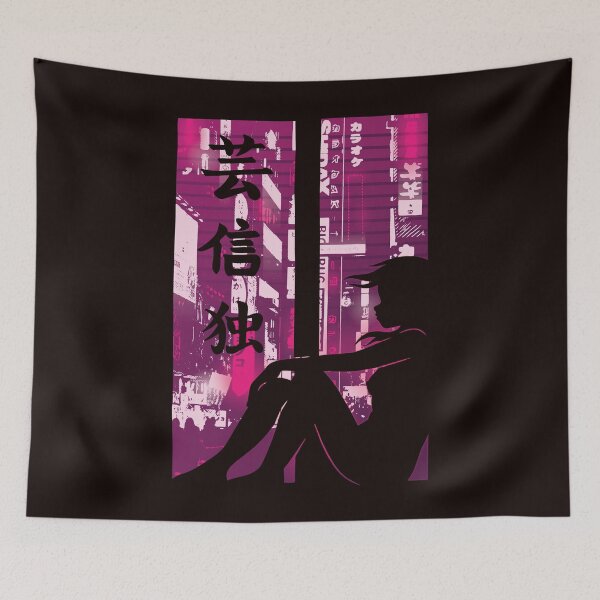 Item preview, Japan city Tokyo street Manga Girl Kanji designed and sold by Naohiro.
